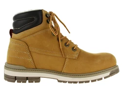 Dockers by Gerli Herren Schnürboots Stiefelette Beige/Braun/Gelb/Orange