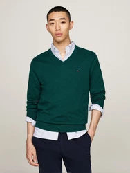 TOMMY HILFIGER Pullover grün