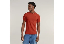 G-STAR T-Shirt Slim Base Rot/Orange
