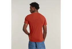 G-STAR T-Shirt Slim Base Rot/Orange