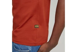 G-STAR T-Shirt Slim Base Rot/Orange