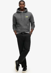 Superdry Kapuzensweatshirt Essential Logo Hoodie grau