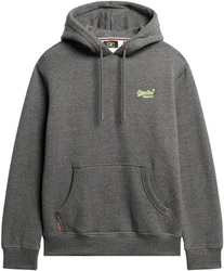 Superdry Kapuzensweatshirt Essential Logo Hoodie grau