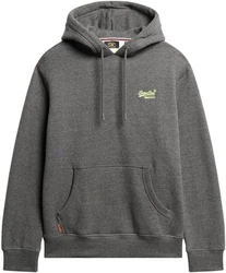 Superdry Kapuzensweatshirt Essential Logo Hoodie grau