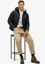 Superdry Steppjacke Hooded Fuji Sport Padded JKT blau (eclipse navy)