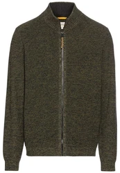 camel active Strickjacke mit Stehkragen 