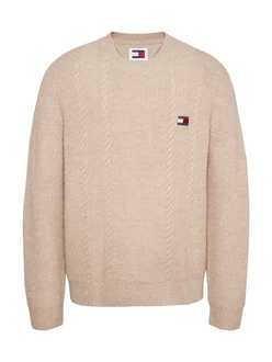 Tommy Jeans Sweatshirt TJM SLIM CABLE KNIT CNECK