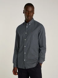 Tommy Hilfiger Hemd Micro Print SF Shirt navy/weiß