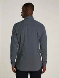 Tommy Hilfiger Hemd Micro Print SF Shirt navy/weiß