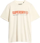 Superdry Rundhalsshirt UTILITY SPORT LOGO LOOSE TEE grau