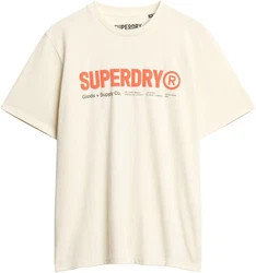 Superdry Rundhalsshirt UTILITY SPORT LOGO LOOSE TEE grau