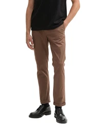 TOM TAILOR Denim Chinohose hellbraun