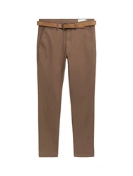 TOM TAILOR Denim Chinohose hellbraun