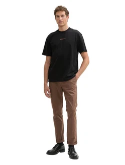 TOM TAILOR Denim Chinohose hellbraun