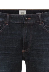 camel active 5-Pocket Jeans Regular Fit Dunkelblau