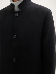TOM TAILOR Langmantel Mantel Schwarz