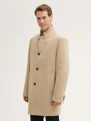 TOM TAILOR Langmantel Mantel Beige/Khaki
