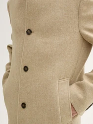 TOM TAILOR Langmantel Mantel Beige/Khaki