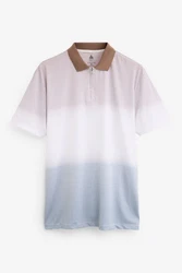 Next Poloshirt Golf Polo-Shirt mit Print Grau/Braun/Mischfarben/Hellblau/Lila