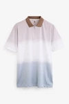 Next Poloshirt Golf Polo-Shirt mit Print Grau/Braun/Mischfarben/Hellblau/Lila