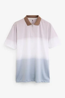 Next Poloshirt Golf Polo-Shirt mit Print Grau/Braun/Mischfarben/Hellblau/Lila