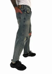 Diesel Herren Dagh-XP Jeans Hose Regular Straight Schwarz/Beige/Grün/Braun/Orange
