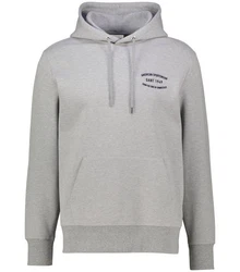 Gant Sweatshirt Hoodie Regular Fit Grau/Hellgrau