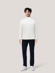 Drykorn T-Shirt Herren Langarmshirt MORITZO Grau/Weiß/Khaki/Creme
