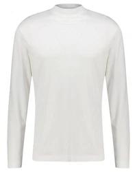 Drykorn T-Shirt Herren Langarmshirt MORITZO Grau/Weiß/Khaki/Creme