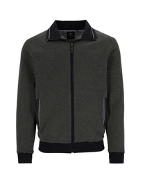 Sweatjacke Sweatjacke in Zweitonoptik