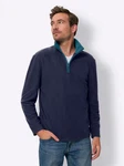 Sieh an! Sweater Fleeceshirt Dunkelblau/Blau/Grau/Hellblau/Türkis