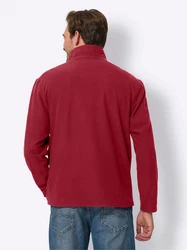 Sieh an! Sweater Fleeceshirt Dunkelrot/Rot
