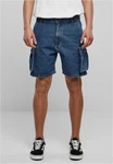 URBAN CLASSICS Shorts Cargo Jeansshorts Herren Blau/Dunkelblau/Hellblau