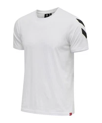 hummel T-Shirt hmlLEGACY Chevron T-Shirt Weiß/Schwarz/Grau/Hellgrau
