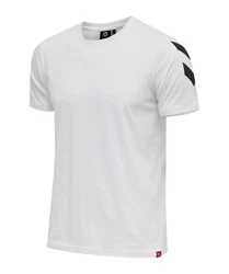 hummel T-Shirt hmlLEGACY Chevron T-Shirt Weiß/Schwarz/Grau/Hellgrau