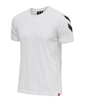 hummel T-Shirt hmlLEGACY Chevron T-Shirt Weiß/Schwarz/Grau/Hellgrau hummel T-Shirt hmlLEGACY Chevron T-Shirt Weiß/Schwarz/Grau/Hellgrau