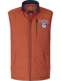Steppweste FIOREVERTA mit Patch & Stickerei