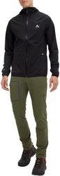 McKINLEY Funktionsjacke Ataru Schwarz/Rot/Dunkelgrau