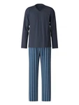 CALIDA Pyjama Season Special Herren Dunkelblau/Blau/Grau