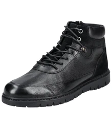 Geox Stiefelette Schnürstiefelette Schwarz