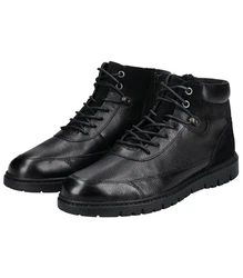 Geox Stiefelette Schnürstiefelette Schwarz