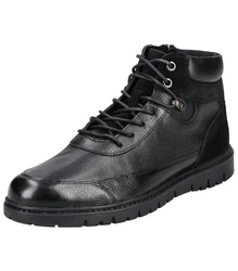 Geox Stiefelette Schnürstiefelette Schwarz