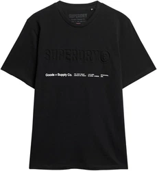 Superdry Rundhalsshirt UTILITY SPORT LOGO LOOSE TEE schwarz