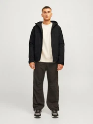 Jack & Jones Steppjacke JCOAIDEN (1-St) schwarz