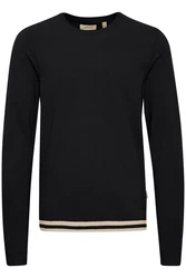 Blend Strickpullover BHPullover Schwarz/Dunkelblau