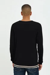 Blend Strickpullover BHPullover Schwarz/Dunkelblau