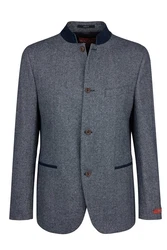 Digel Trachtensakko Janker Style EWALD Hellblau/Dunkelblau/Blau/Grau