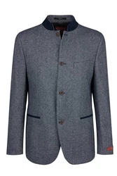 Digel Trachtensakko Janker Style EWALD Hellblau/Dunkelblau/Blau/Grau