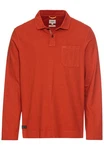 camel active Langarm Poloshirt Rot/Orange