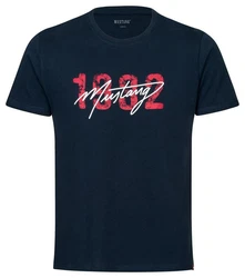MUSTANG T-Shirt Lounge Shirt Hemd rot